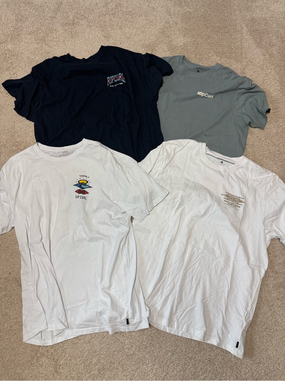 Men’s 2x rip curl Tshirts